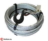 Канат 16,5 мм (160 м) для лебедки с Кч-3,0т 320А опрессовка фото №1 Канат 16,5 мм (160 м) для лебедки с Кч-3,0т 320А опрессовка фото №1