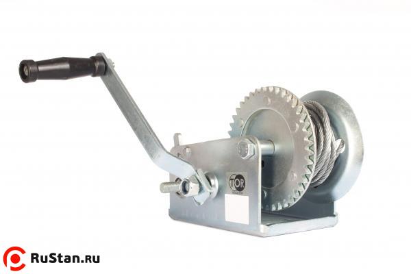 Лебедка ручная TOR ЛФ-2500 (FD) г/п 1,0 т длина 
троса 20 м фото №1