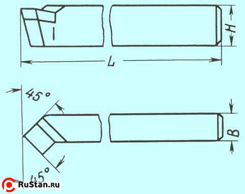 Резец Проходной отогнутый 25х16х140 Т15К6 фото №1 Резец Проходной отогнутый 25х16х140 Т15К6 фото №1