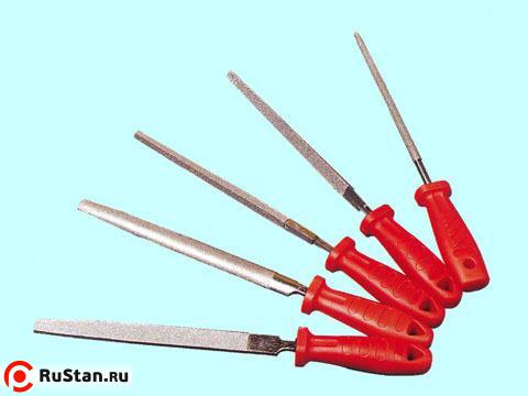 Напильник алмазный 3-х гранный 300мм(р.ч. 265мм) 125/100 с пластмассовой ручкой фото №1 Напильник алмазный 3-х гранный 300мм(р.ч. 265мм) 125/100 с пластмассовой ручкой фото №1