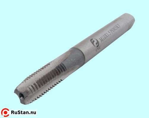 Метчик М 3,0 (0,5)х11х56 м/р.Р6М5К5 удлиненный, усиленный хв-к d=3.5мм DIN371 "CNIC" фото №1 Метчик М 3,0 (0,5)х11х56 м/р.Р6М5К5 удлиненный, усиленный хв-к d=3.5мм DIN371 "CNIC" фото №1
