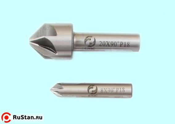 Зенковка d 8,0х 6.0х 44 конус 90° dхв=8мм Р18 ц/х Z=6 DIN335A "CNIC" фото №1 Зенковка d 8,0х 6.0х 44 конус 90° dхв=8мм Р18 ц/х Z=6 DIN335A "CNIC" фото №1