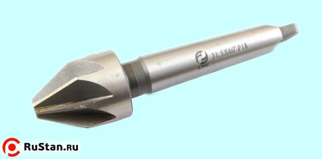 Зенковка d40,0х 45х160 конус 60° Р18 к/х Z=8 КМ3 DIN334B "CNIC" фото №1 Зенковка d40,0х 45х160 конус 60° Р18 к/х Z=8 КМ3 DIN334B "CNIC" фото №1