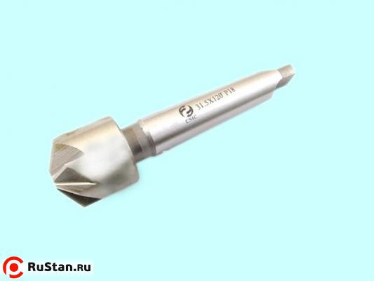 Зенковка d20,0х 24х116 конус 120° Р18 к/х Z=6 КМ2 DIN335B "CNIC" фото №1 Зенковка d20,0х 24х116 конус 120° Р18 к/х Z=6 КМ2 DIN335B "CNIC" фото №1