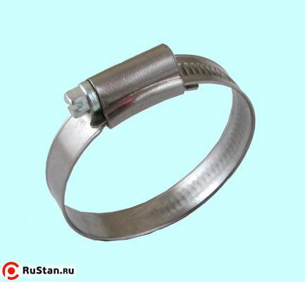Хомут червячный CNIC 20-32/ 9.7мм W4 нержавеющая сталь, усиленный BS5315 (67-2D2032) фото №1 Хомут червячный CNIC 20-32/ 9.7мм W4 нержавеющая сталь, усиленный BS5315 (67-2D2032) фото №1