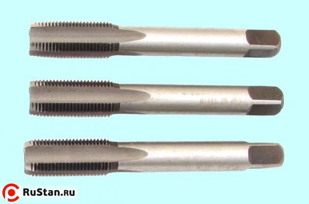 Метчик М27,0 х 1,5 ручной, к-т из 3-х шт. "CNIC" фото №1