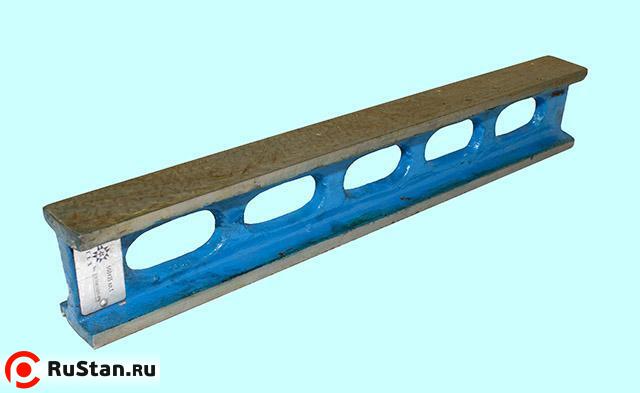 Линейка Поверочная тип ШД-3000х100мм кл.точн.1 с широкой раб. пов-тью двутаврового сечения чугунная, шаброванная "TLX" фото №1