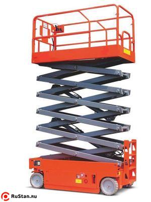 Подъемник ножничный передвижной самоходный 300 кг 8 м TOR FSJY0810 (автономный) фото №1