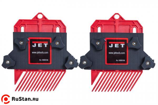 Комплект из двух прижимов гребёнчатых пластиковых с креплением в Т-образный паз фото №1