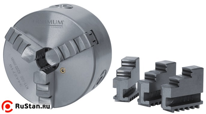 Токарный патрон 160 мм Optimum фото №2 Кулачки для 80 мм патрона фото №2
