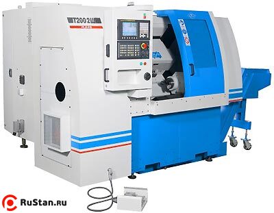 Двухшпиндельный токарный центр с чпу T200.2S CNC Fanuc 0i-Mate TB фото №1 Двухшпиндельный токарный центр с чпу T200.2S CNC Fanuc 0i-Mate TB фото №1