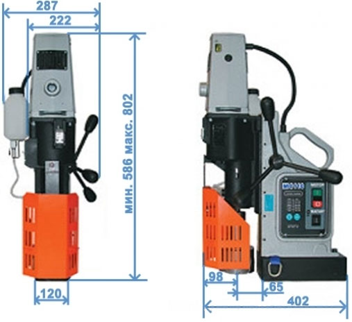 Сверлильная машина на электро-магнитном основании МС-110 - Фото 1