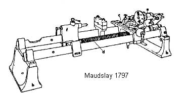 Первый токарный станок для нарезания резьбы Первый токарный станок для нарезания резьбы